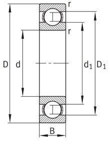 6207 bearing size